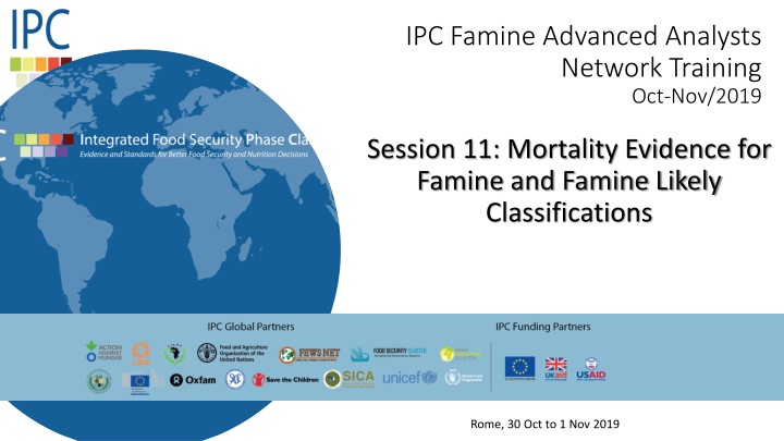 ipc famine advanced analysts network training