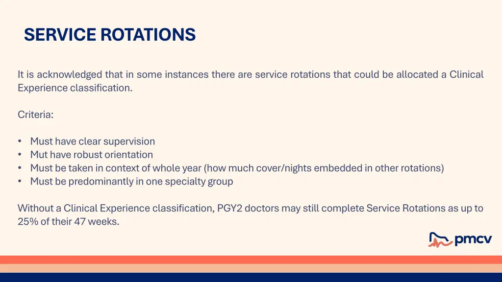 service rotations
