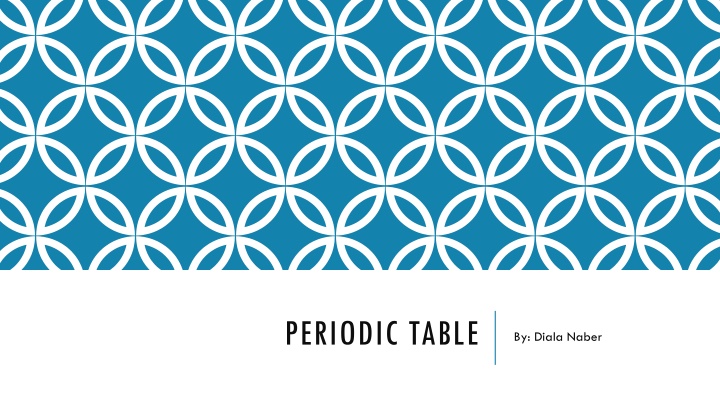periodic table