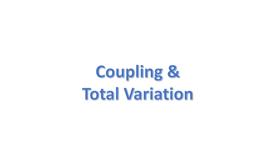 coupling total variation