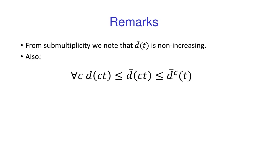 remarks 1