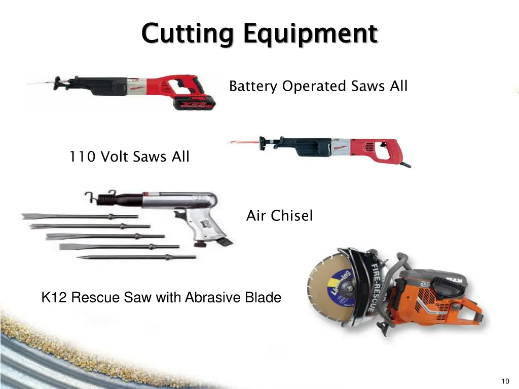 cutting equipment
