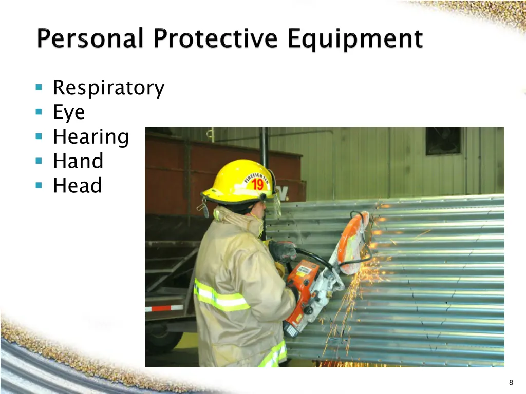 respiratory eye hearing hand head
