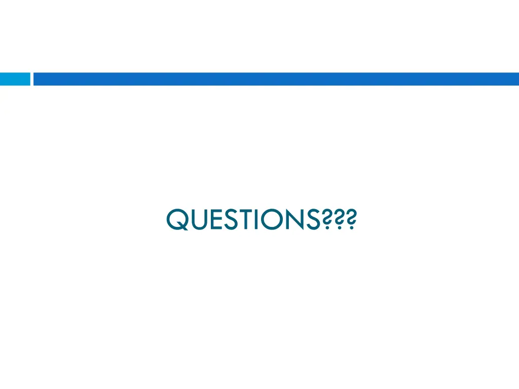 questions