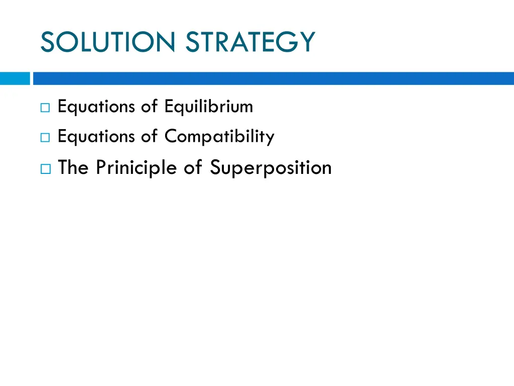 solution strategy