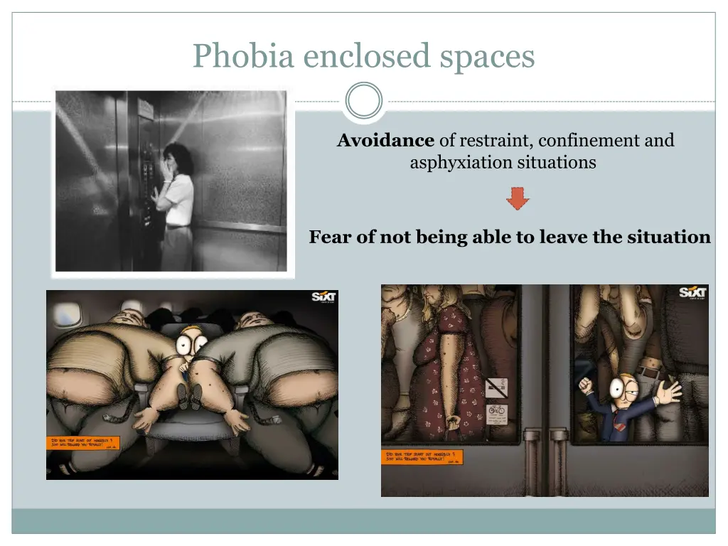 phobia enclosed spaces