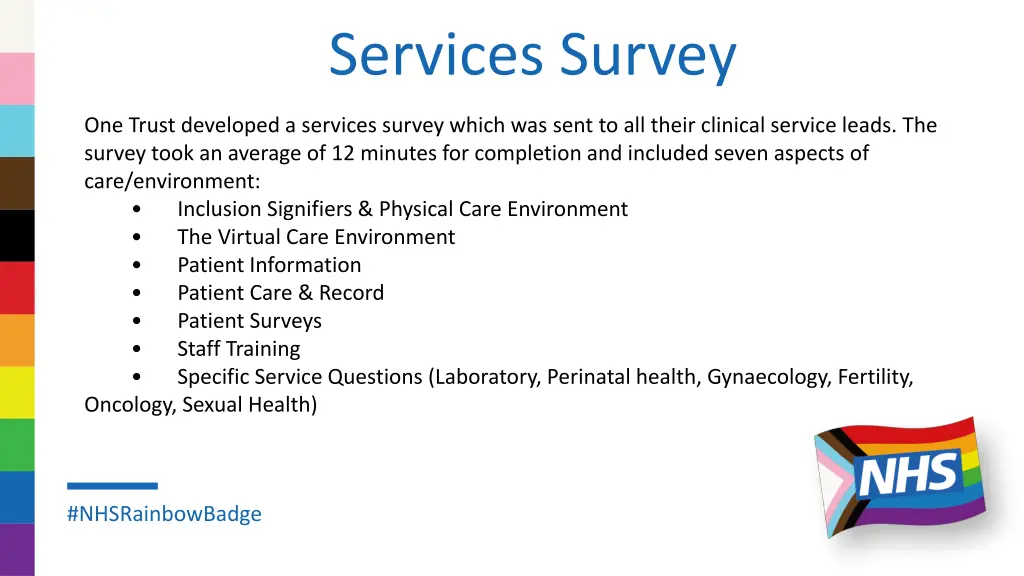 services survey