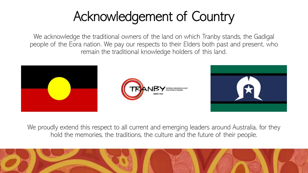 acknowledgement of country acknowledgement