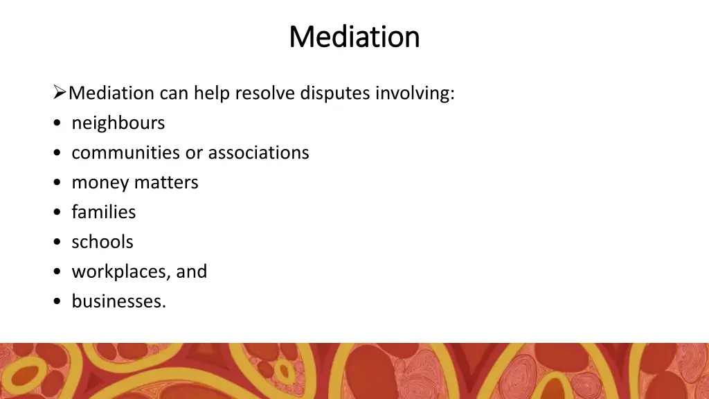 mediation mediation 6