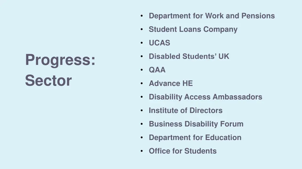 department for work and pensions
