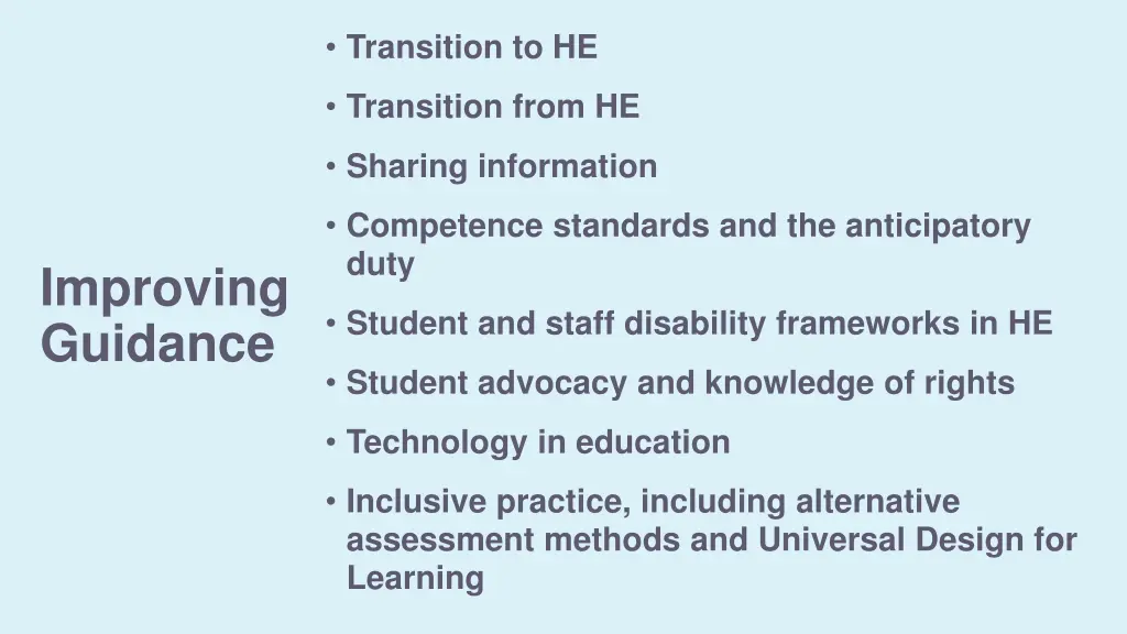 transition to he