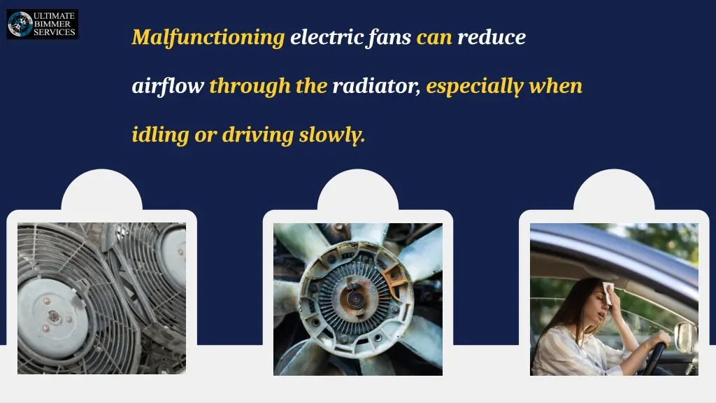 malfunctioning electric fans can reduce