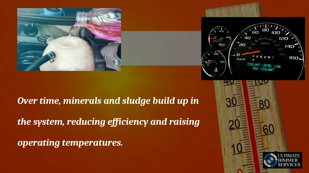 over time minerals and sludge build up in