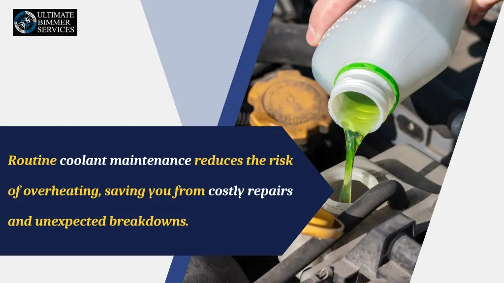 routine coolant maintenance reduces the risk