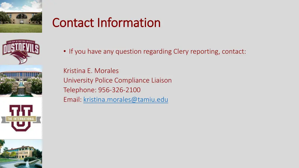 contact information contact information