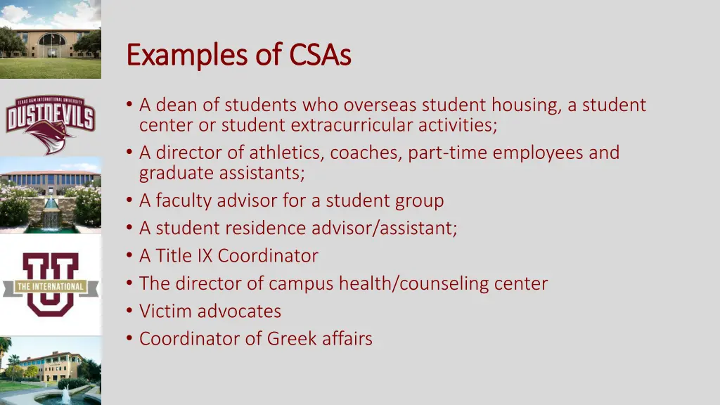 examples of csas examples of csas
