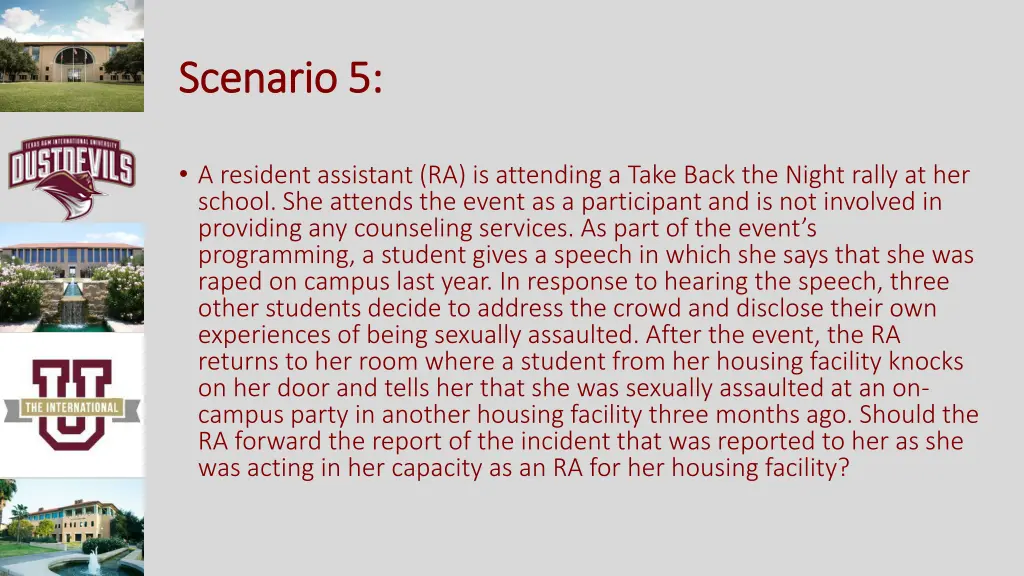 scenario 5 scenario 5