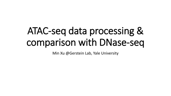 atac atac seq comparison comparison with