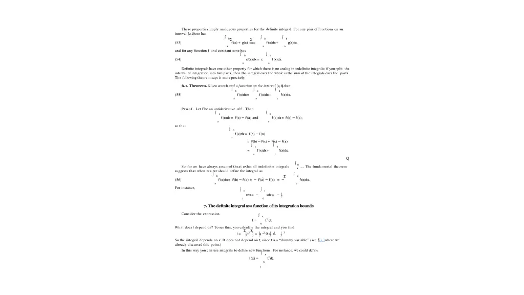 these properties imply analogous properties