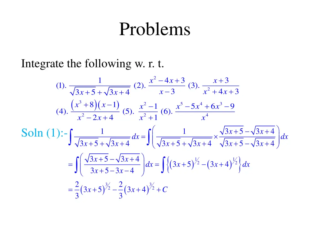 problems