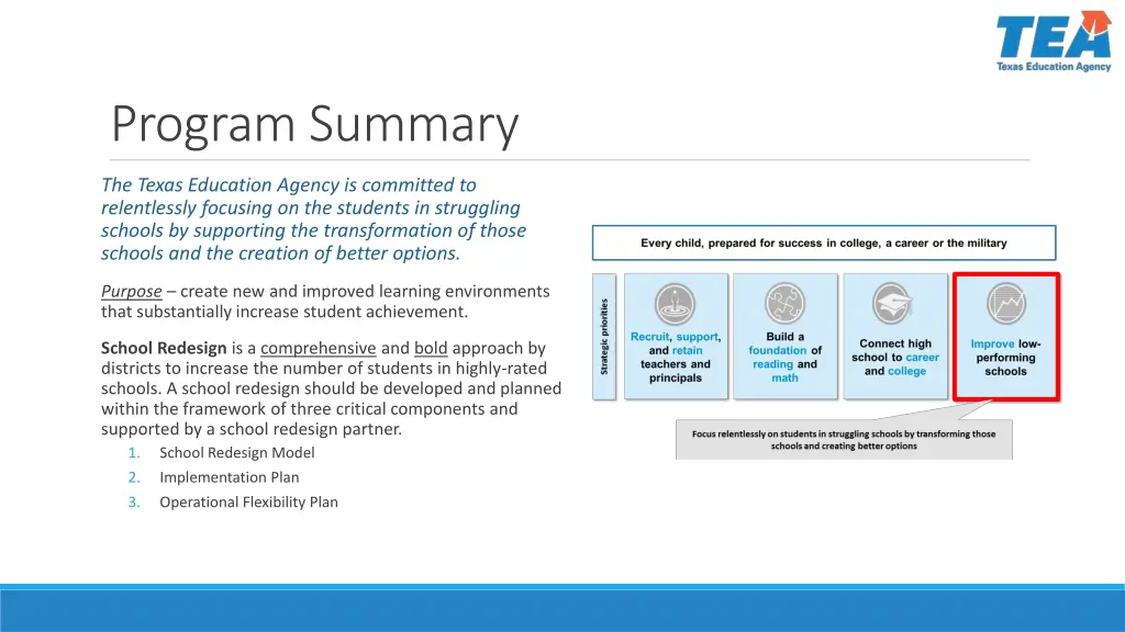 program summary