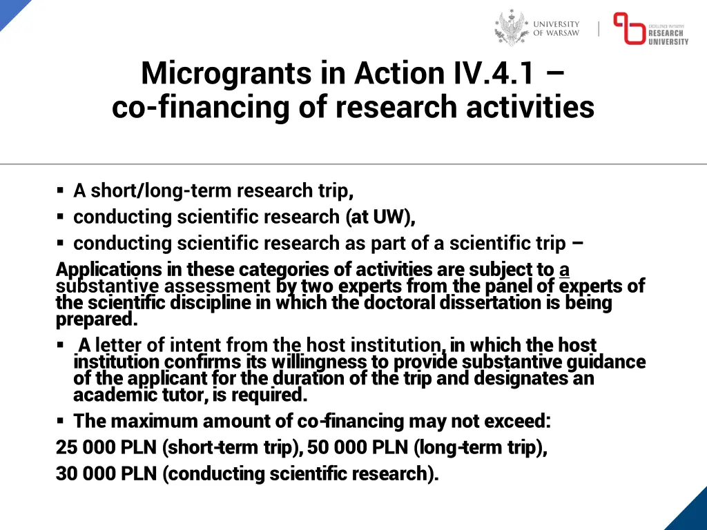 microgrants in action iv 4 1 co financing 2