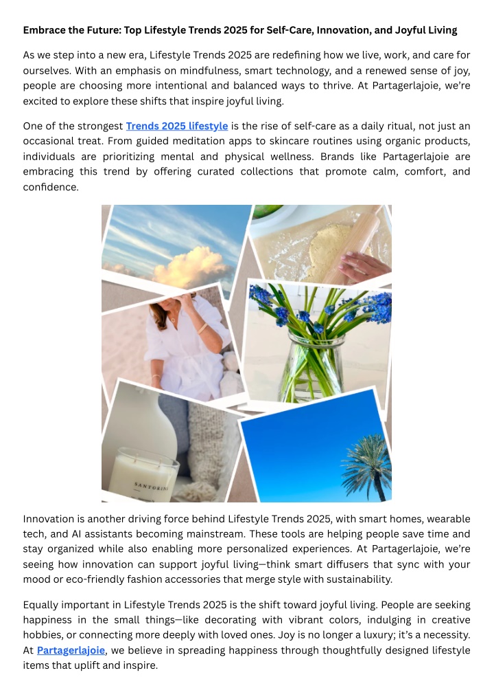 embrace the future top lifestyle trends 2025