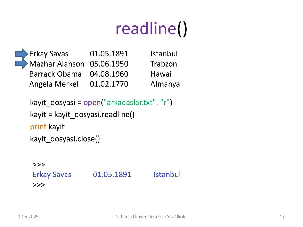 readline