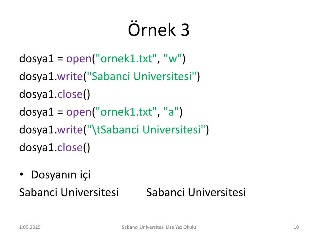 rnek 3