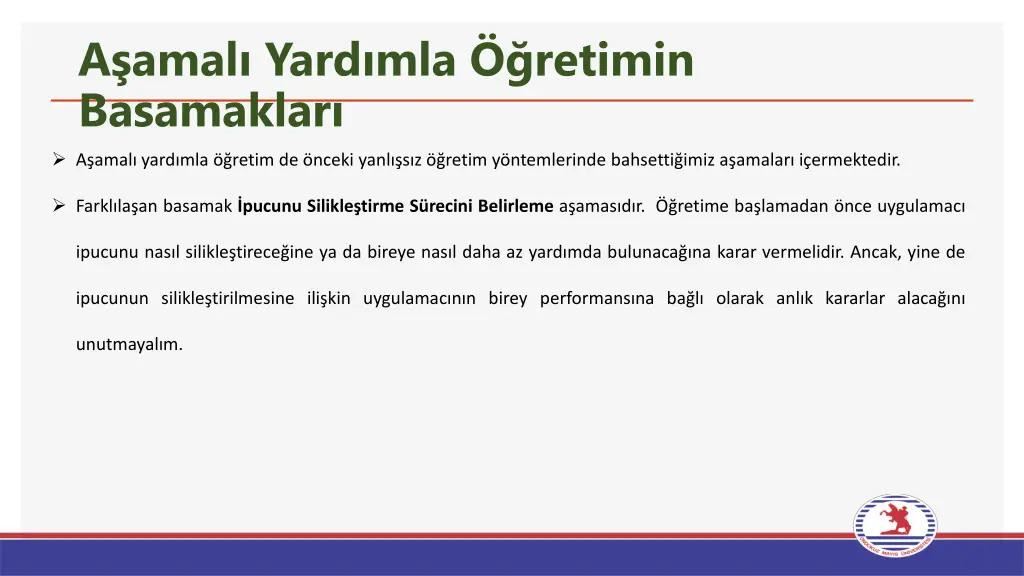 a amal yard mla retimin basamaklar