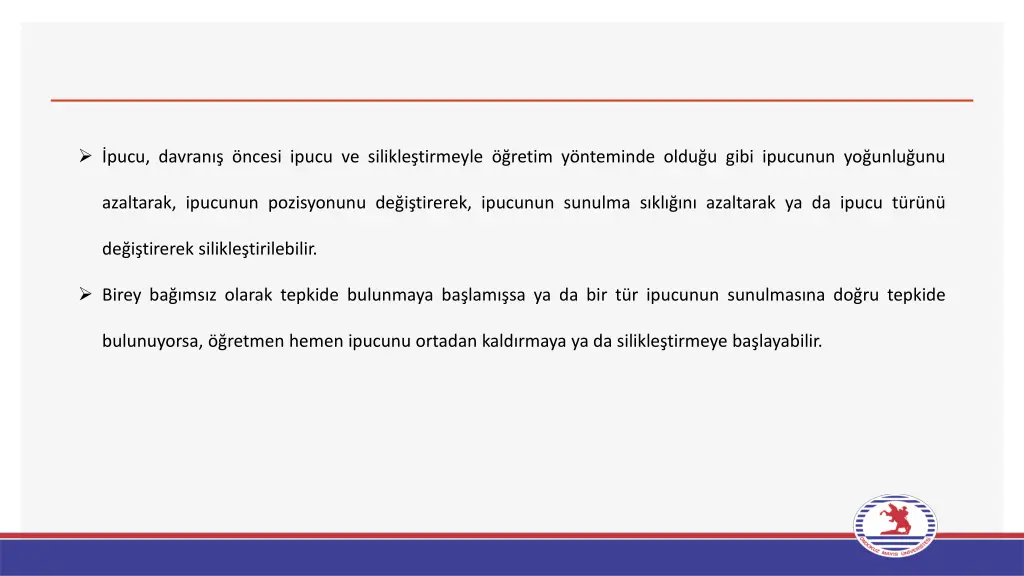 pucu davran ncesi ipucu ve silikle tirmeyle retim