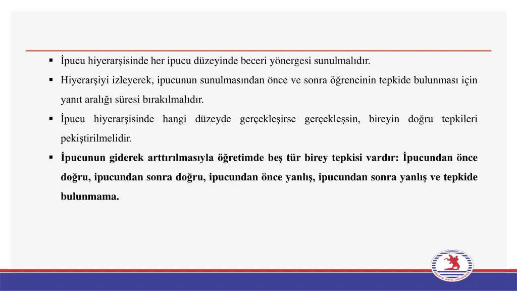 pucu hiyerar isinde her ipucu d zeyinde beceri