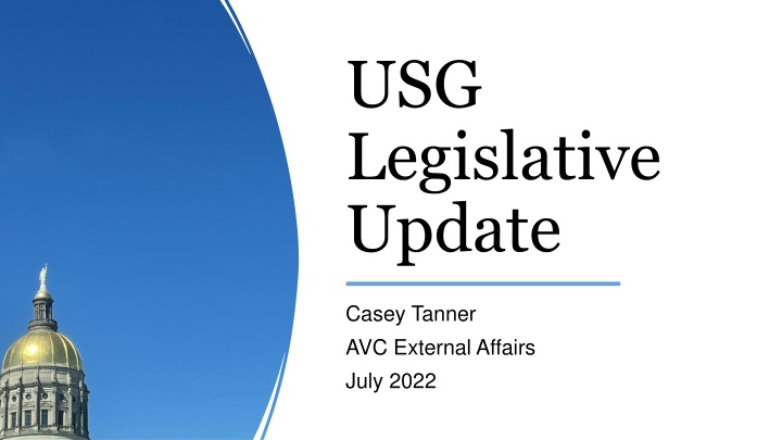 usg legislative update