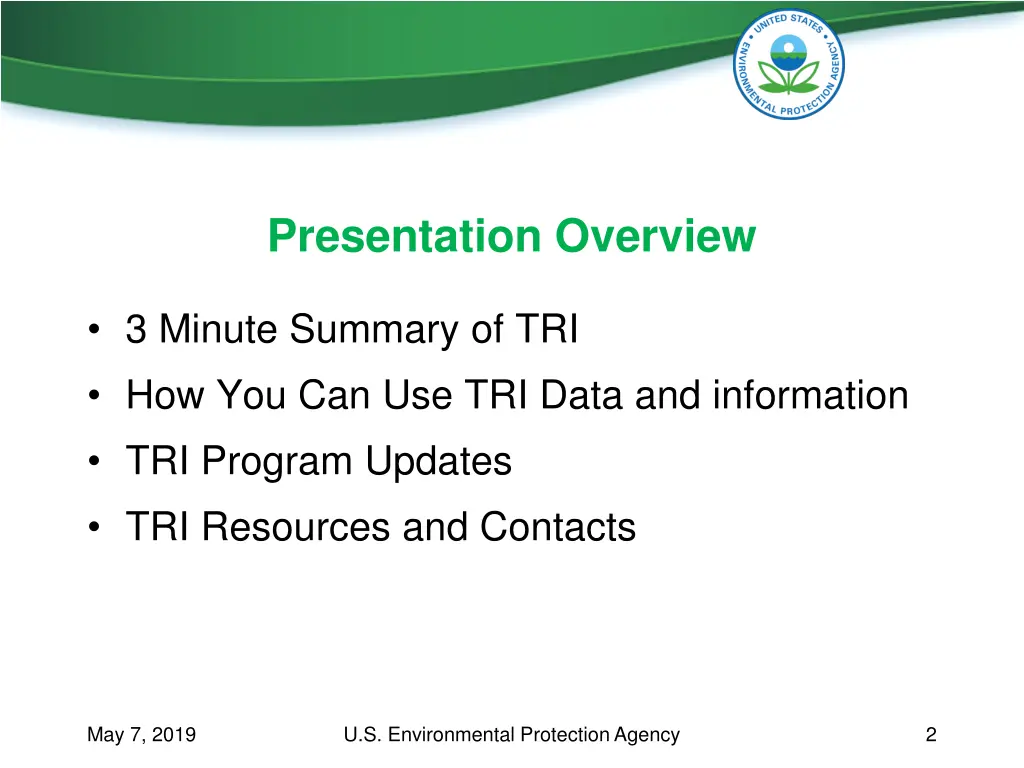 presentation overview