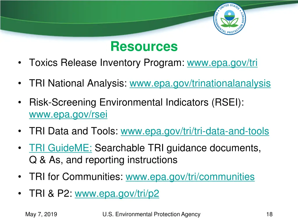 resources