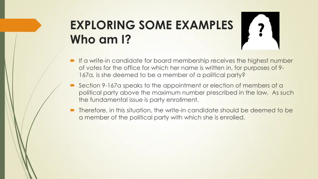 exploring some examples who am i