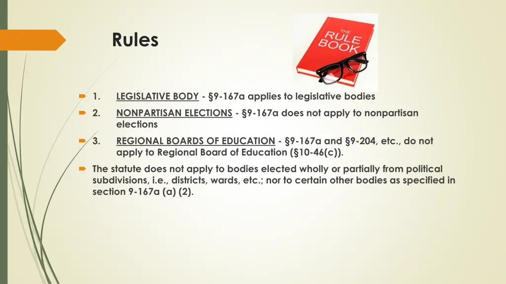 rules