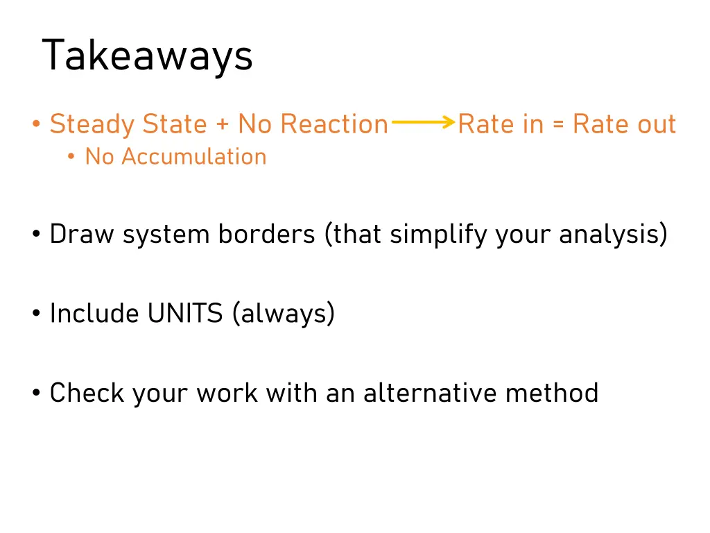 takeaways
