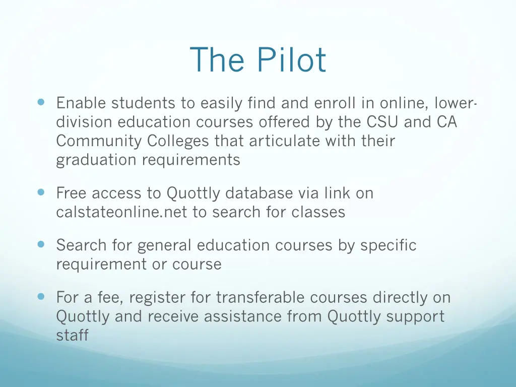 the pilot
