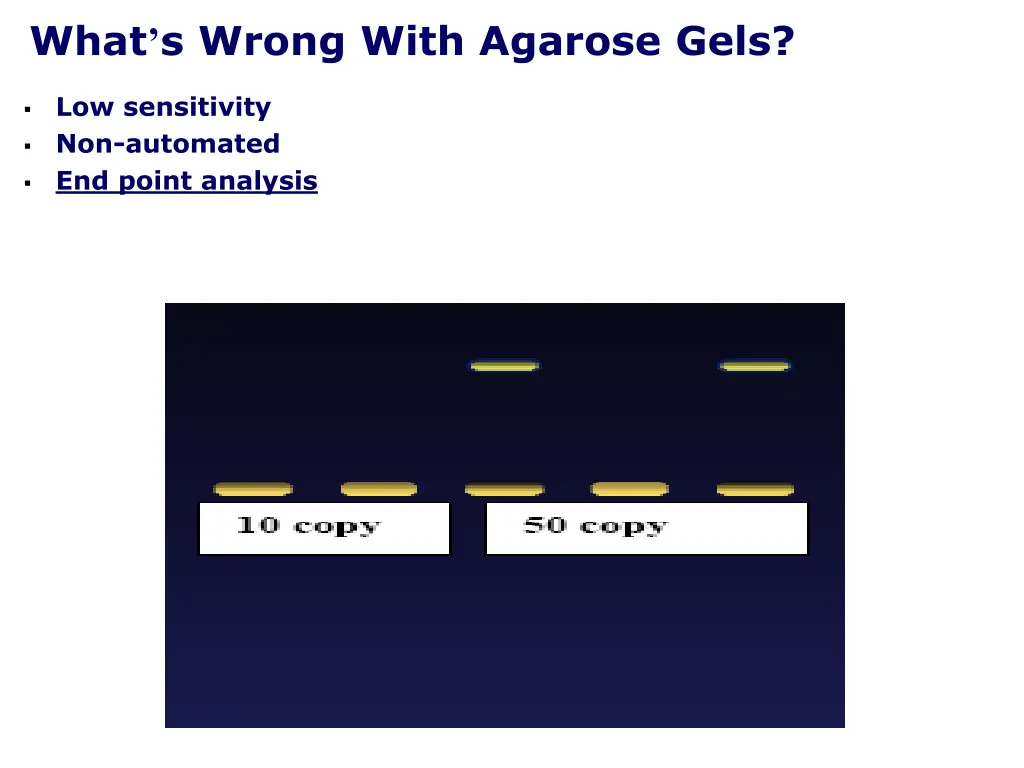 what s wrong with agarose gels