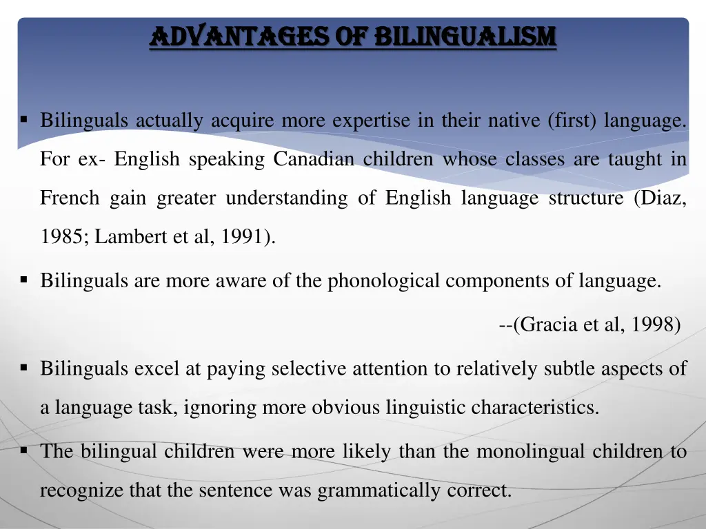 advantages of bilingualism advantages