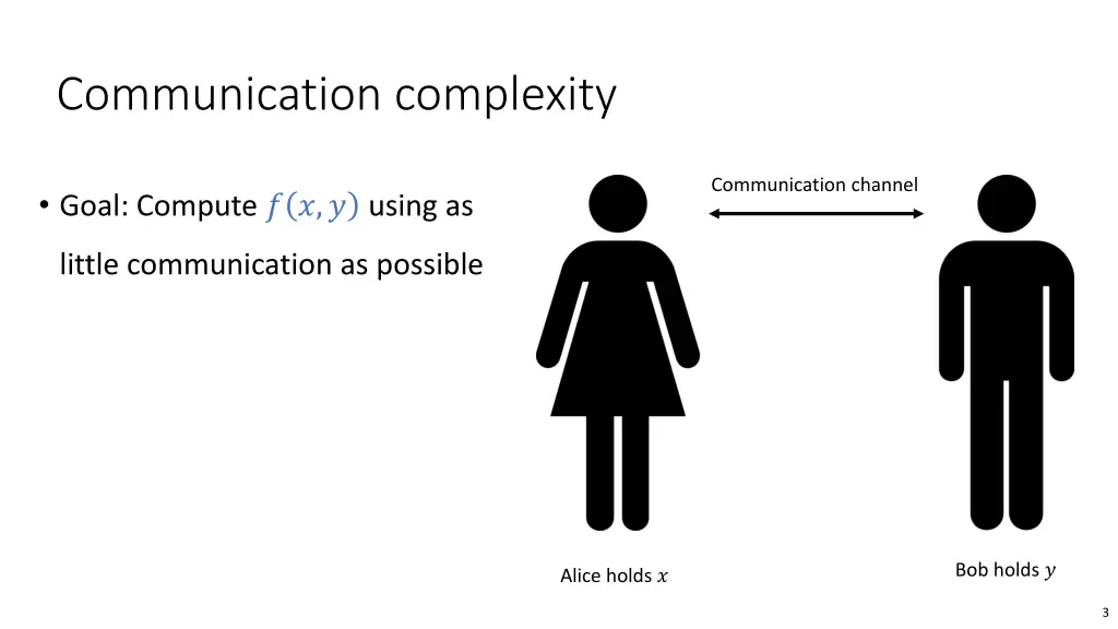 communication complexity