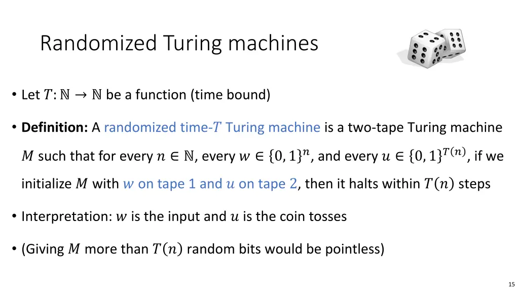 randomized turing machines 1
