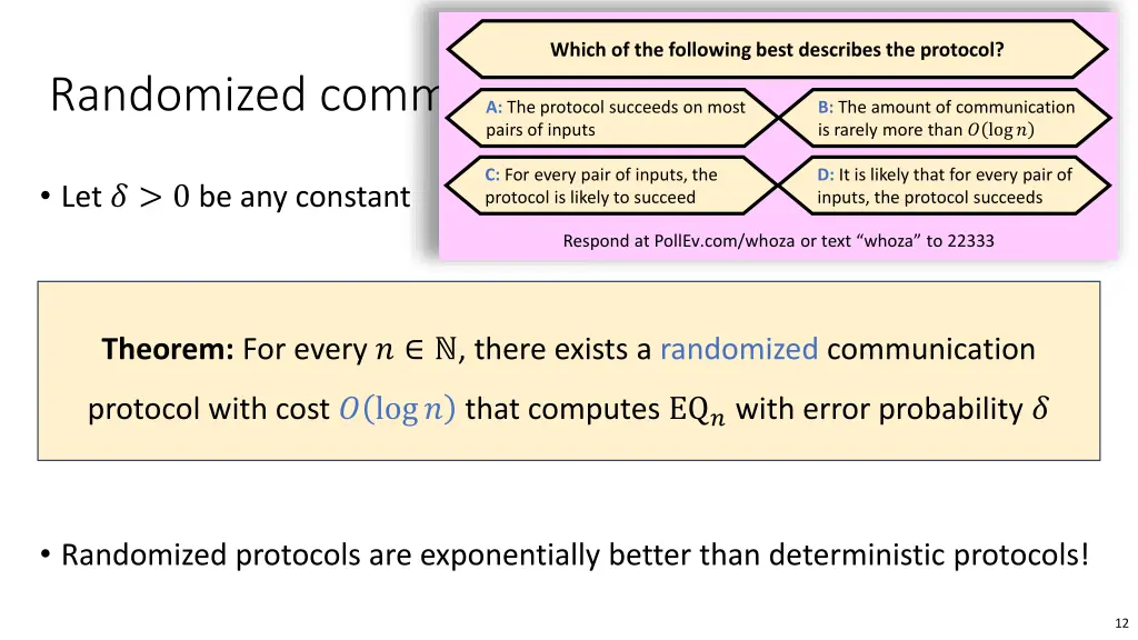 which of the following best describes the protocol