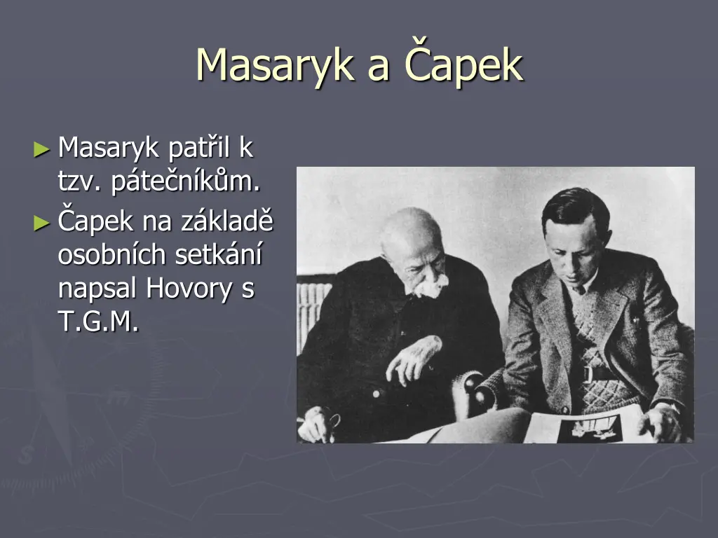 masaryk a apek