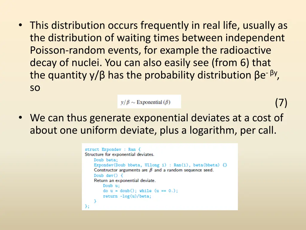 this distribution occurs frequently in real life