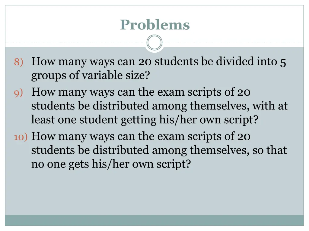 problems 3
