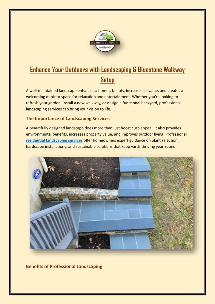 enhance your outdoors with landscaping bluestone
