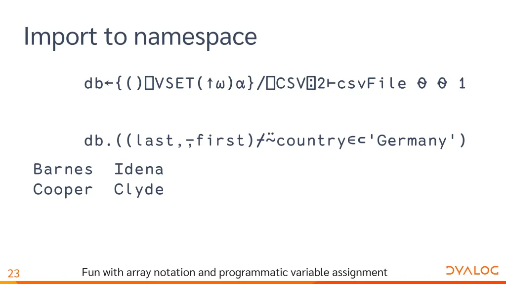 import to namespace 4