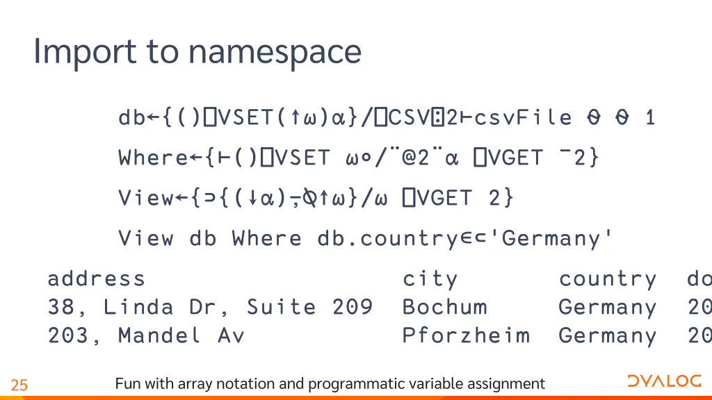 import to namespace 6